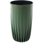 Grand pot de fleurs en bois �cologique d�nud� vert
