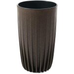 Grand pot de fleurs � caf� �cologique ray�