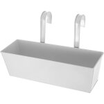 Grand pot de fleurs suspendu en fer forg�, adapt� aux espaces ext�rieurs, balcons et rambardes de jardin, ...