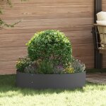 Vidaxl - grand pot en mtal noir mtal grand durable grand pot en mtal