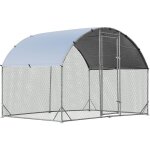 Grand poulailler en mtal, 190 x 280 x 195 cm, cage  volaille avec porte verrouillable, enclos d'animaux ...