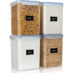 Alovez - grand récipient de conservation alimentaire de 5, 2 litres (176 onces), 4 bocaux hermétiques ... Alovez - grand récipient de conservation alimentaire de 5, 2 litres (176 onces), 4 bocaux hermétiques ...