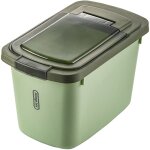 Grand r�cipient herm�tique aihimol pour le riz, les c�r�ales et la nourriture pour chiens, avec un verre ...