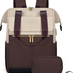 Grand sac � dos pour femmes et gar�ons - pour ordinateur portable et voyages - marron moderne -