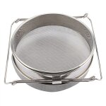 Sjlerst - grand tamis / passoire / filtre à miel en acier inoxydable à double couche avec bras réglables ... Sjlerst - grand tamis / passoire / filtre à miel en acier inoxydable à double couche avec bras réglables ...