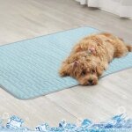 Grand tapis rafrachissant pour chien, tapis de couchage pour chien, couverture rafrachissante pour ...