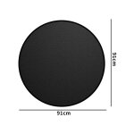 Grand tapis de rutilisable pour terrasse et patio - ignifuge, protection contre les braises, rond, diamtre ...