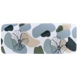Tapis microfibre imprime 45x120 cm - flowers tendance