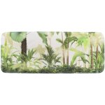 Tapis microfibre imprime 45x120 cm - oasis tendance Tapis microfibre imprime 45x120 cm - oasis tendance