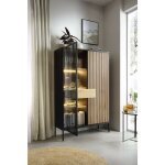 Grand vaisselier odense 104 cm chne et noir