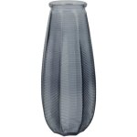Grand vase dcoratif en verre capella gris