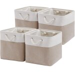 Grande bo�te de rangement pliable en tissu avec corde bloc de rangement pliable convient pour la maison, ...