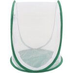 Grande cage  insectes verte en maille, habitat de papillon pliable avec poigne pour l'observation des ...