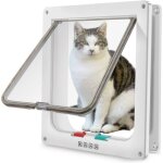 Grande chati�re (dimensions ext�rieures 28 x 25 x 5, 5 cm, blanche), chati�re � quatre voies, convient ...