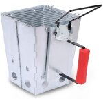 Grande cheminée à charbon pliable pour weber, allume - charbon avec poignée, ensemble de barbecue de ... Grande cheminée à charbon pliable pour weber, allume - charbon avec poignée, ensemble de barbecue de ...