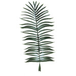 Grandes feuilles de palmier artificielles, faux palmier areca en pot pour la d�coration moderne de cadeau ...