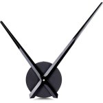 Grande horloge murale aiguilles 31. 5cm simple noire sans chiffre m�canisme de mouvement d'horloge diy ...