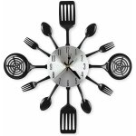 Grandes horloges murales de cuisine de 40, 6 cm avec cuillères et fourchettes, excellente décoration ... Grandes horloges murales de cuisine de 40, 6 cm avec cuillères et fourchettes, excellente décoration ...