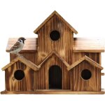 Grande maison � oiseaux rustique en bois pour une utilisation en ext�rieur - nichoir pour oiseaux avec ...