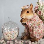 La grande prairie - bonbonni�re transparente en verre 11x15cm