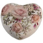 La grande prairie - dcoration coeur rose 11x11x4xm