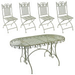 La grande prairie - ensemble table et 4 chaises 160x80x76cm La grande prairie - ensemble table et 4 chaises 160x80x76cm