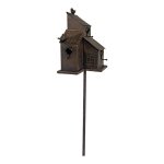 La grande prairie - grand nichoir oiseaux maison 25x23x163cm