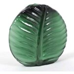 La grande prairie - vase portofino rond verre vert 20x3x19cm