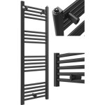 Granitan - chauffe salle de bain 12040cm noir calorifferent moderne puerto 85035932