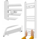 Granitan - chauffe - salle de bain blanc porte blanche 30x70 cm calorifer 180� raccordement breno