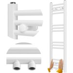 Granitan - chauffe - salle de bain kaloryfer drabin moderne blanc 100x30 cm raven