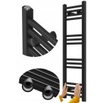 Granitan - chauffe - salle de bain kaloryfer drabin moderne noir 100x30 cm raven