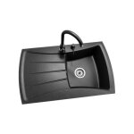 Granitan - ensemble vier / lave - vaisselle en granit mlangeur + distributeur