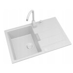 Granitan - franke sink s2d 2. 0 611 - 78 white mixer robinet dispenser