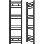 Granitan - porte serviettes noir radiateur 30x100 cm calorifere moderne breno 85035990