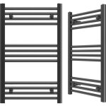 Granitan - seche serviettes noir radiateur 50x80 cm calorifere moderne breno 85035946