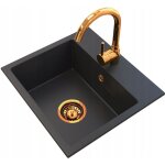 Granitan - vier de cuisine en granit mini - m�langeur or