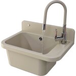 Granitan - evier de ferme robinet chambre technique beige bec flexible paron 85111866