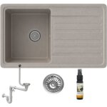 Granitan - vier en granit 1kom gouttoir brun citron