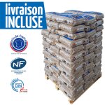 Granuls de bois premium woodstock - 1 palette de 66 sacs de 15 kg