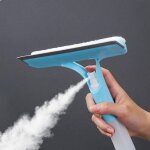 Grattoir en caoutchouc pour nettoyer les vitres, les vitres de douche, spray 3 en 1, nettoyage des vitres ...