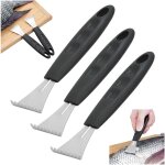 Grattoir � �cailles de poisson - �cailleur de poisson, �cailleur de poisson tranchant en acier inoxydable, ...