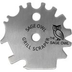 Grattoir � gril en acier inoxydable sans poils - nettoyant multi - usages pour grils ext�rieurs, accessoires ...