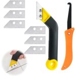 Coavas - grattoir � joints, lot de 9 grattoirs joints carrelage avec 7 lames de rechange et 1 scie coud�e, ...