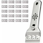 Grattoir plaque vitrocramique en acier inoxydable grattoir vitre plaque induction racloir vitrocramique ...