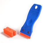 Memkey - grattoir, verre grattoir vitrocramique plaque grattoir avec 10 raclettes de en plastique, pour ...