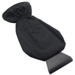Grattoir vitre voiture avec gants, gratte givre pare - brise moufle, grattoir � glace avec gants raclette ...