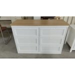 Gravforce commode � 6 tiroirs style moderne commode � 6 tiroirs de rangement pour chambre � coucher, ...