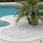 Jardinex ? gravier roul� marbre blanc carrare 15 / 25 mm ? big bag 1t (16 m�) ? d�coratif pour massifs ...
