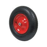 Roue gonflable 400x100mm alsage 12mm moyeu 98mm 150kg - pour brouette - 26317